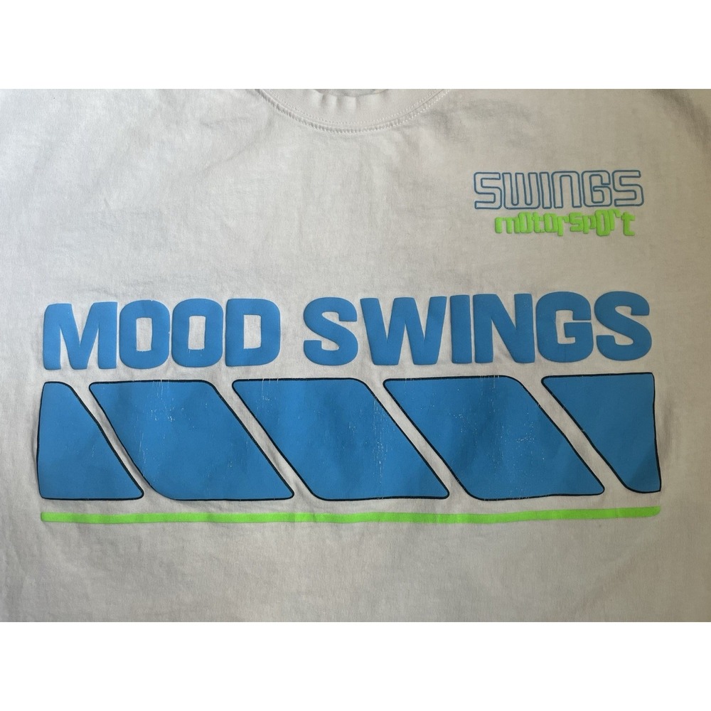 Mood Swings T Shirt Not In The Mood Swings Motor Sports White XXL - Picture 8 of 16